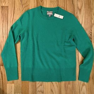 J.Crew Cashmere classic-fit crewneck sweater, NWT